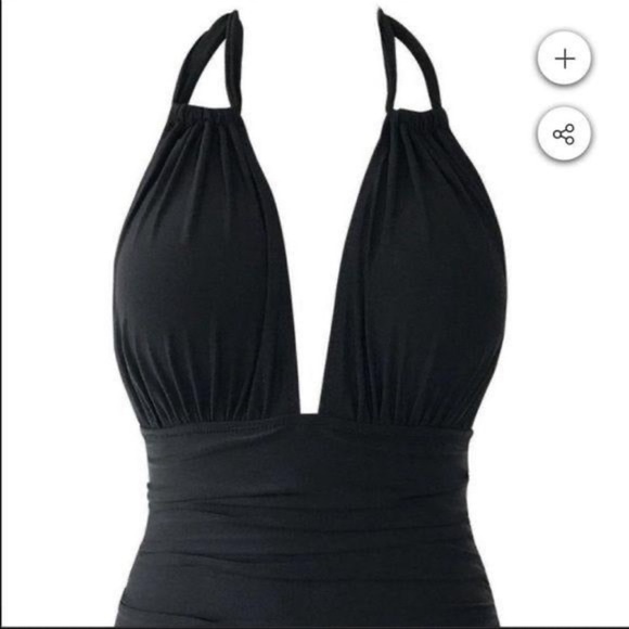 NWT Cupshe Keep Secrets Halter One-piece M - Picture 4 of 10